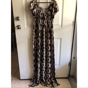 Off-the-Shoulder Maxi Dress
